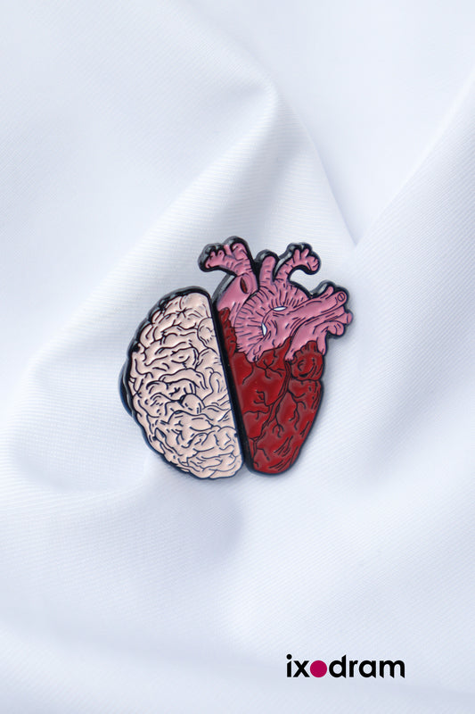 Pin Set Cerebro y Corazón