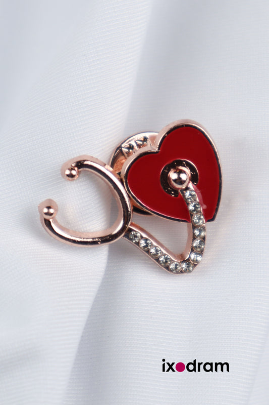 Pin Estetoscopio Corazón